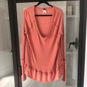 We The Free Free People Thermal tunic top thumb holes S casual gorpcore